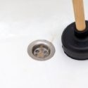 rubber cap plunger for slow draining sinks
